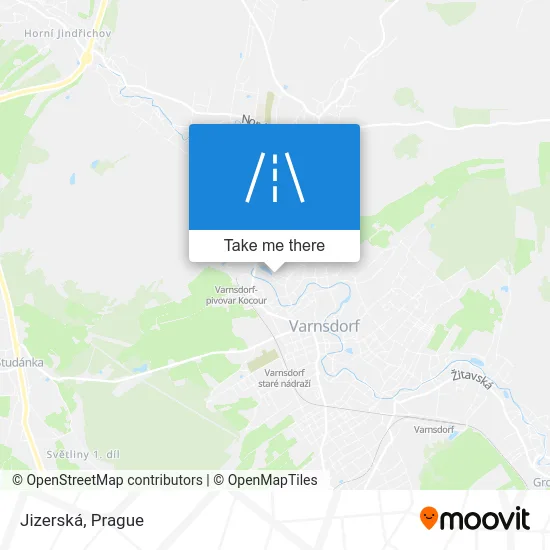 Карта Jizerská