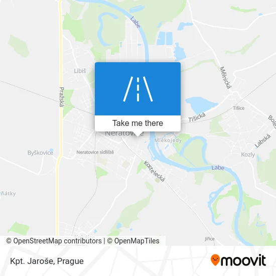 Карта Kpt. Jaroše