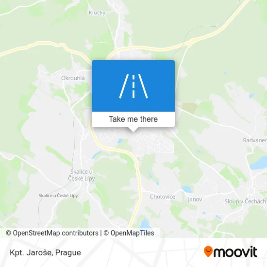 Карта Kpt. Jaroše