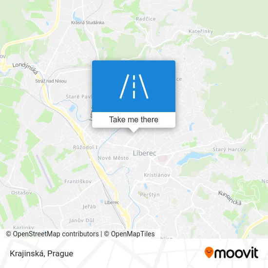 Карта Krajinská