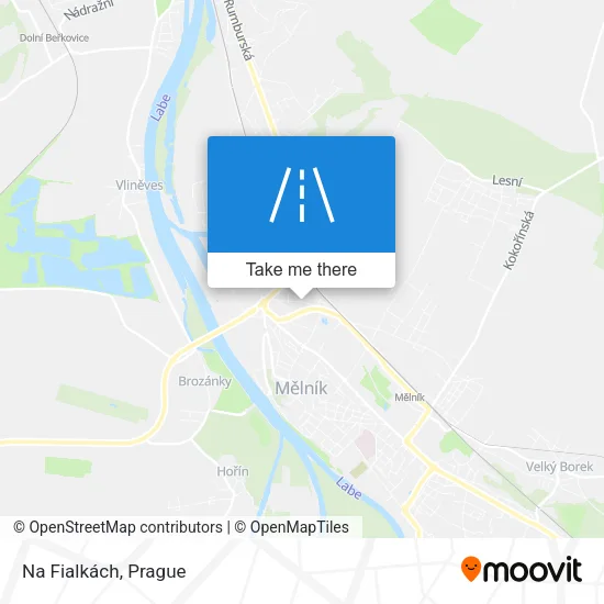 Карта Na Fialkách
