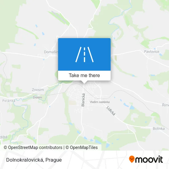 Карта Dolnokralovická
