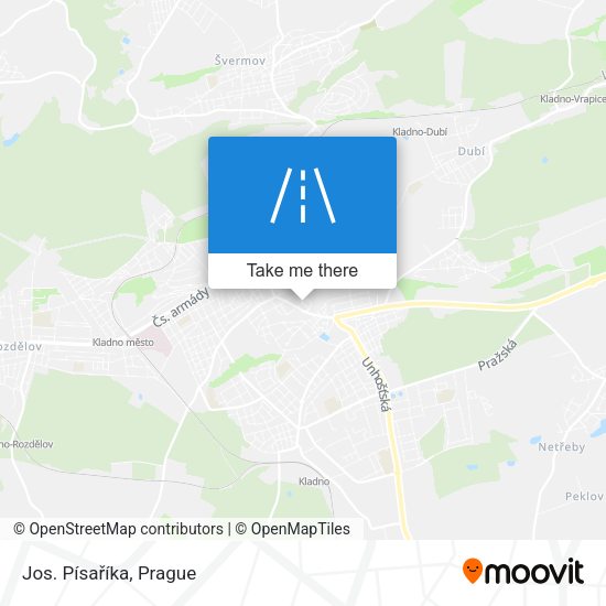 Jos. Písaříka map