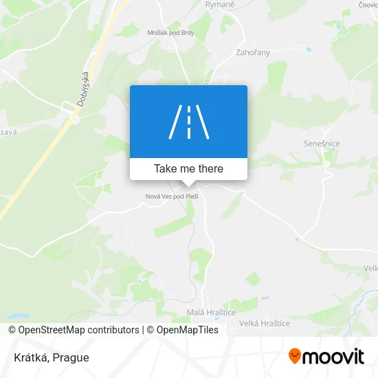 Карта Krátká
