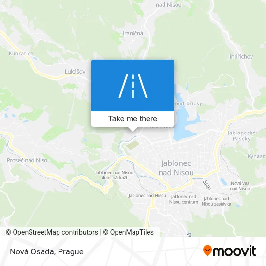 Карта Nová Osada