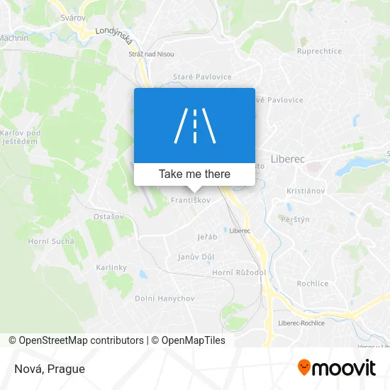 Карта Nová