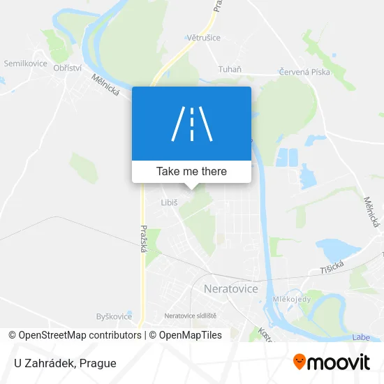 Карта U Zahrádek