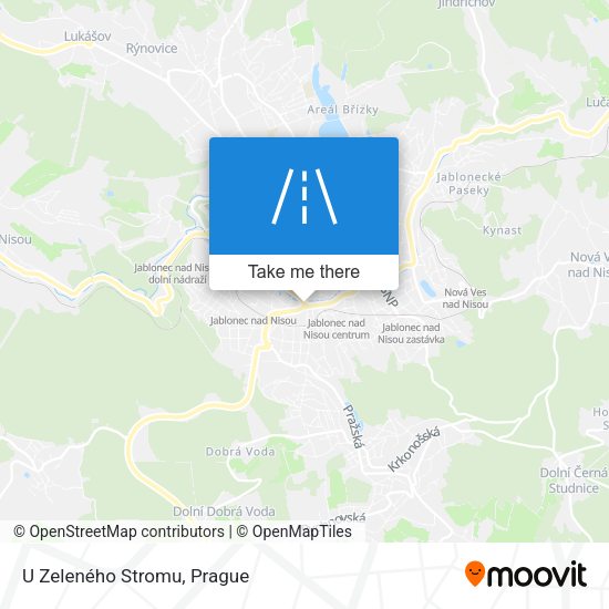 U Zeleného Stromu map