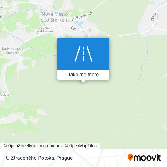 U Ztraceného Potoka map