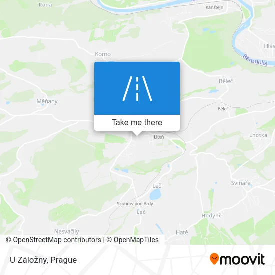 Карта U Záložny