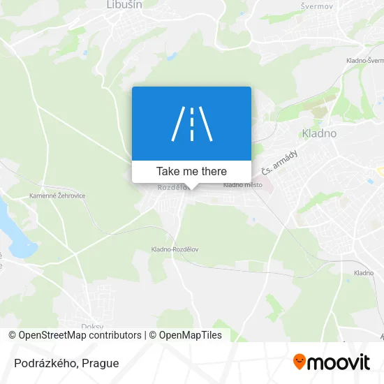 Карта Podrázkého