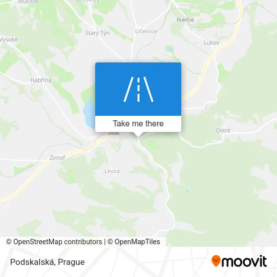 Карта Podskalská