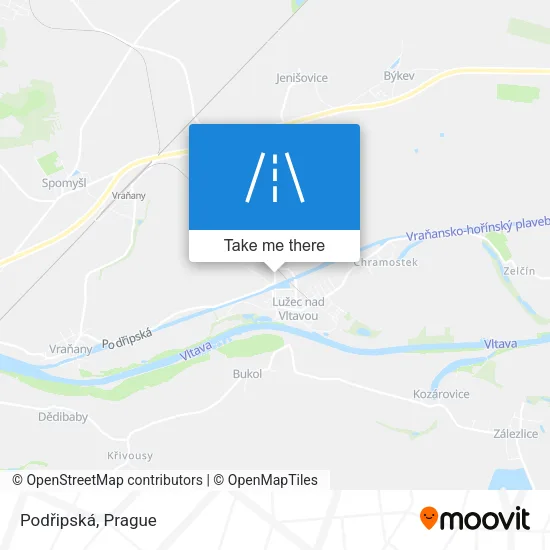 Карта Podřipská
