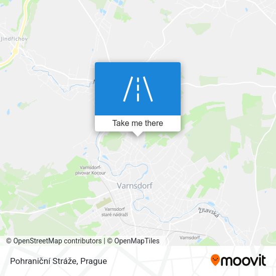Pohraniční Stráže map
