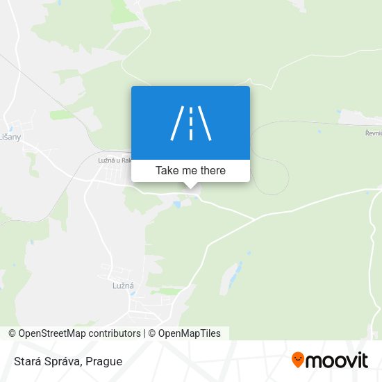Stará Správa map