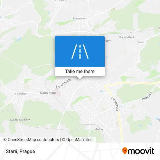 Карта Stará