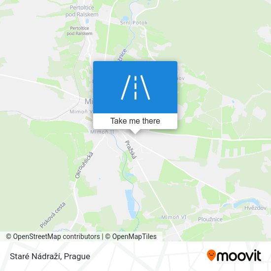 Staré Nádraží map