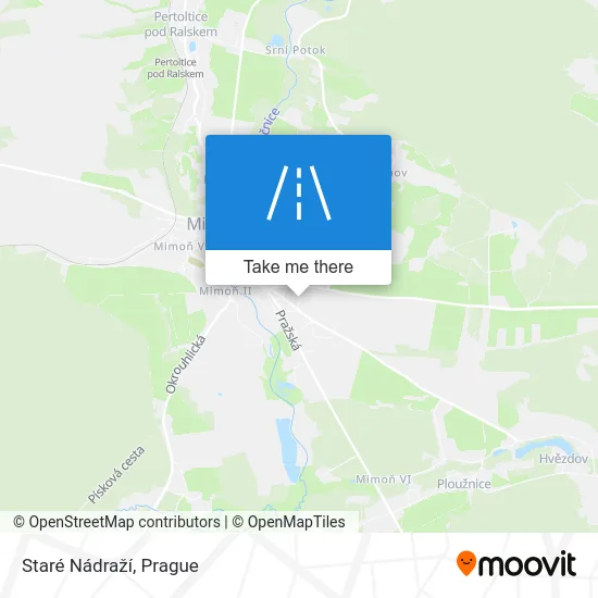 Карта Staré Nádraží