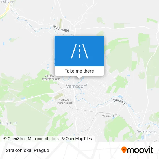Карта Strakonická