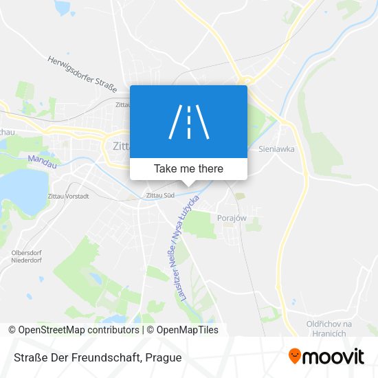 Straße Der Freundschaft map