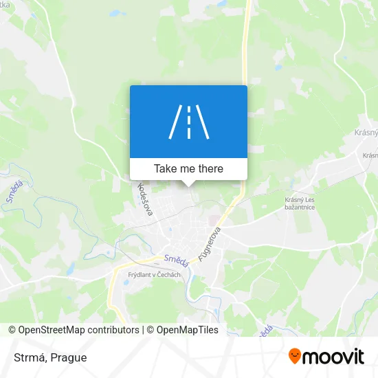 Карта Strmá