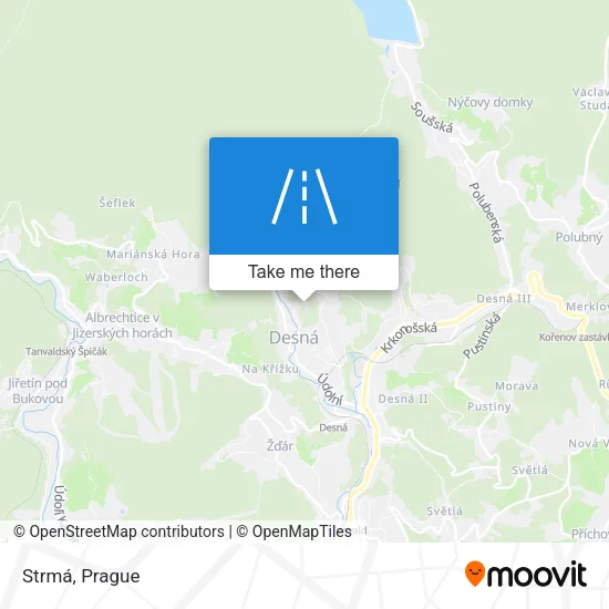 Карта Strmá