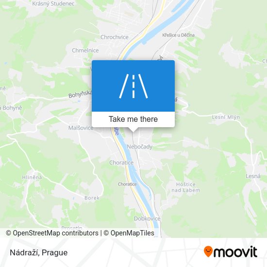 Nádraží map