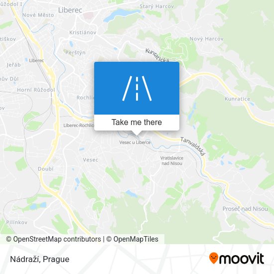Nádraží map