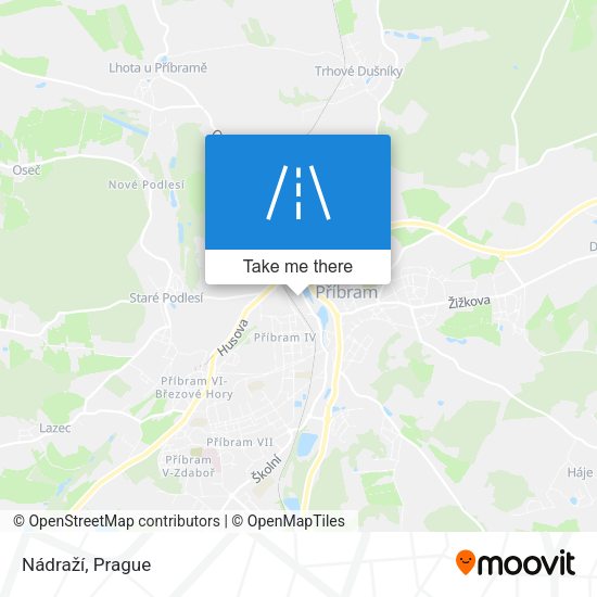Nádraží map