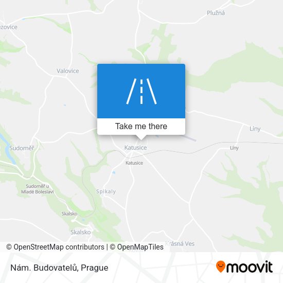 Nám. Budovatelů map