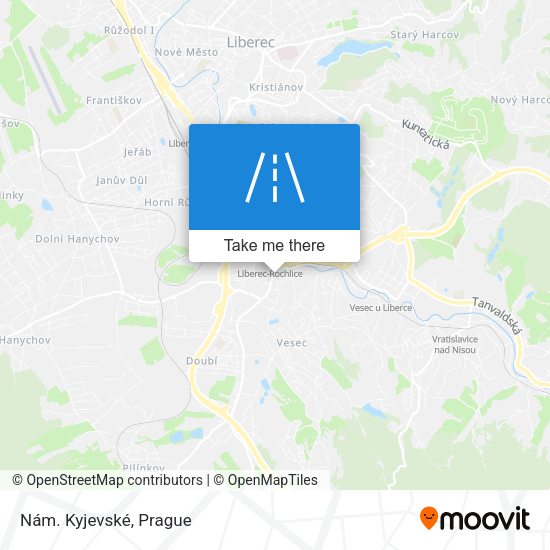 Nám. Kyjevské map