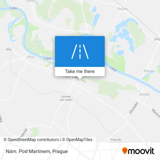 Карта Nám. Pod Martinem