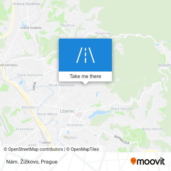 Nám. Žižkovo map