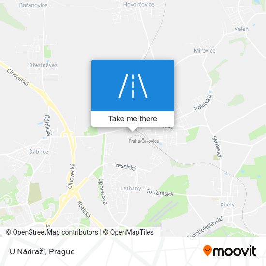 U Nádraží map