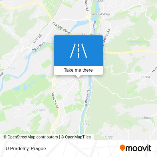 Карта U Prádelny