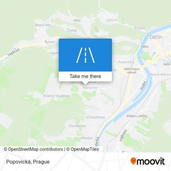 Карта Popovická