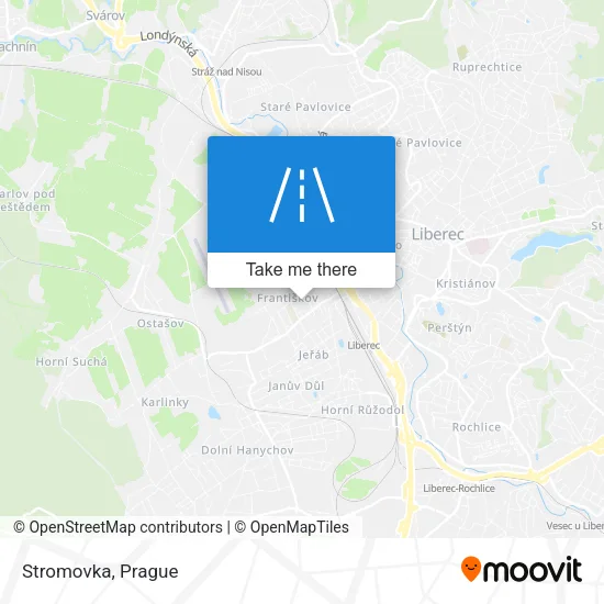 Карта Stromovka