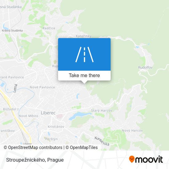 Stroupežnického map