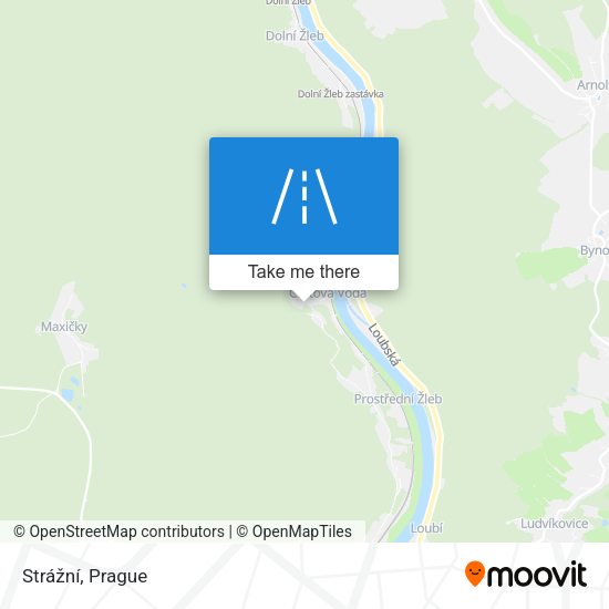Strážní map