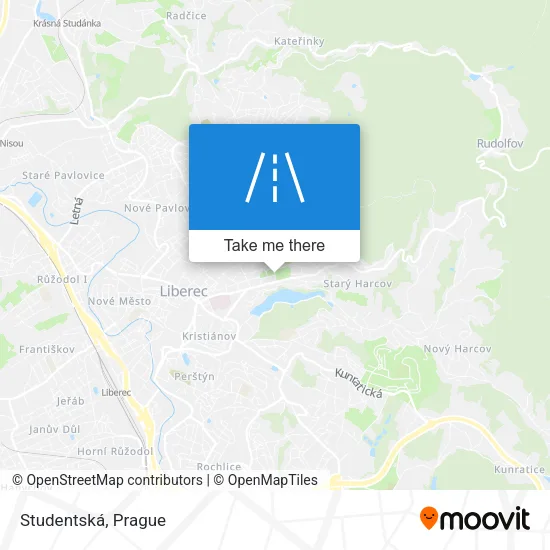 Карта Studentská