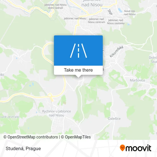 Карта Studená