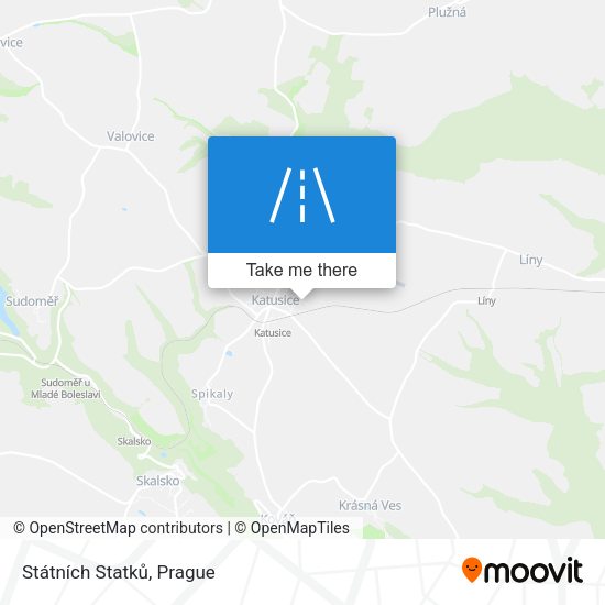 Státních Statků map