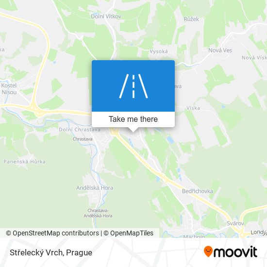 Střelecký Vrch map
