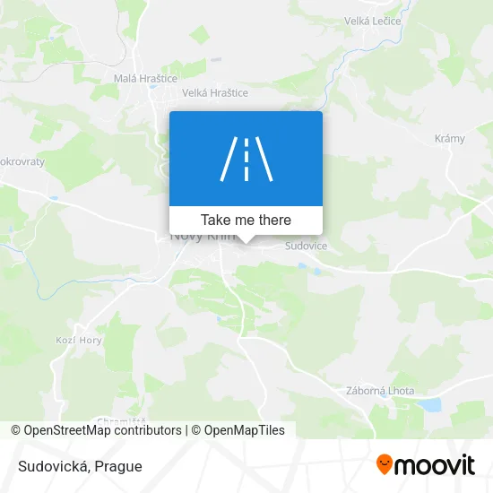 Карта Sudovická