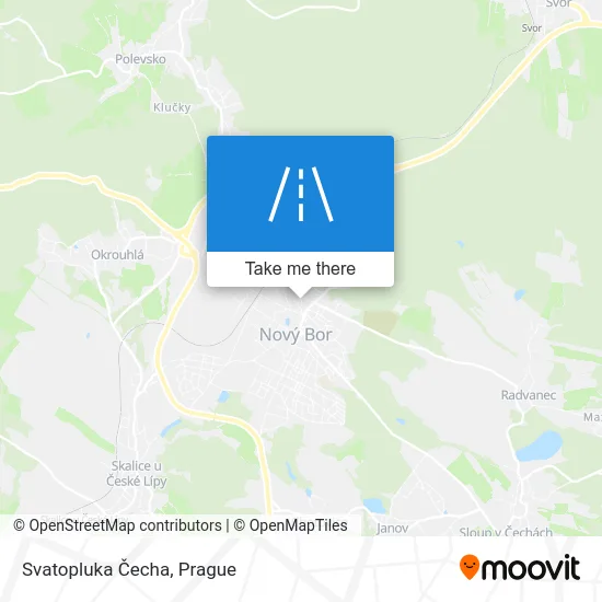 Карта Svatopluka Čecha