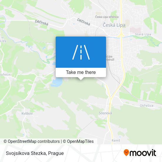 Svojsíkova Stezka map