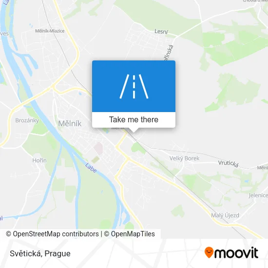 Карта Světická