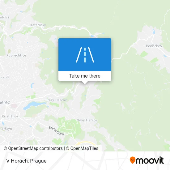Карта V Horách