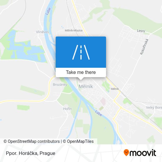Ppor. Horáčka map