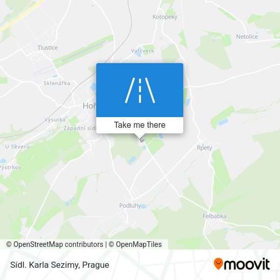 Sídl. Karla Sezimy map